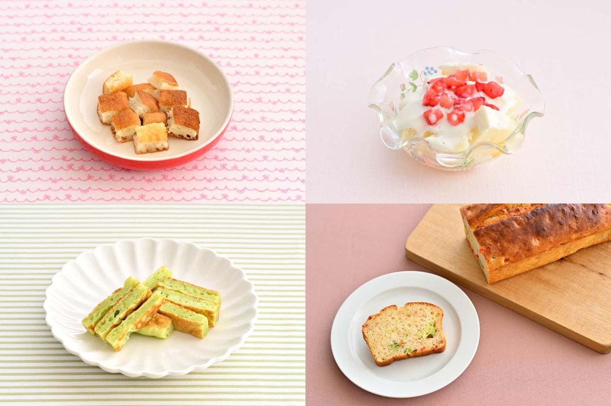 パンケーキを使った離乳食