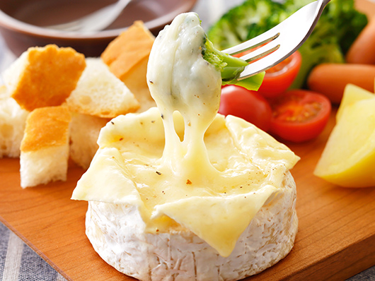 カマンベールチーズフォンデュ