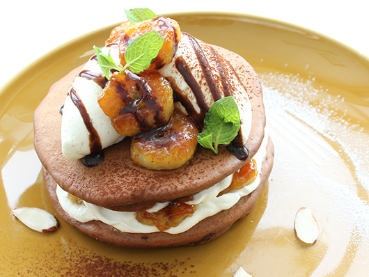 ココアのパンケーキ