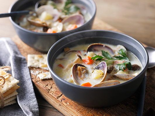 あさりのクラムチャウダー