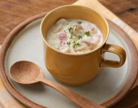 レンジで♪北海道マグカップチーズリゾット