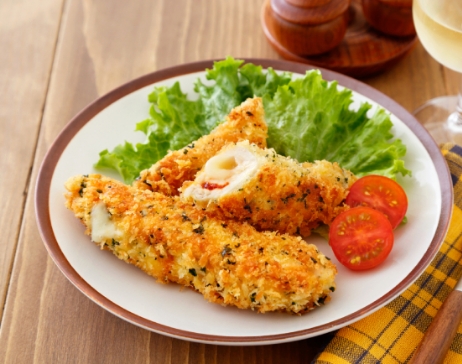チキンの甘辛チーズフライ