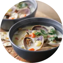 あさりのクラムチャウダー