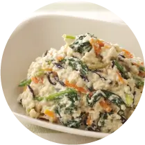 ほうれん草のクリーミー白和え