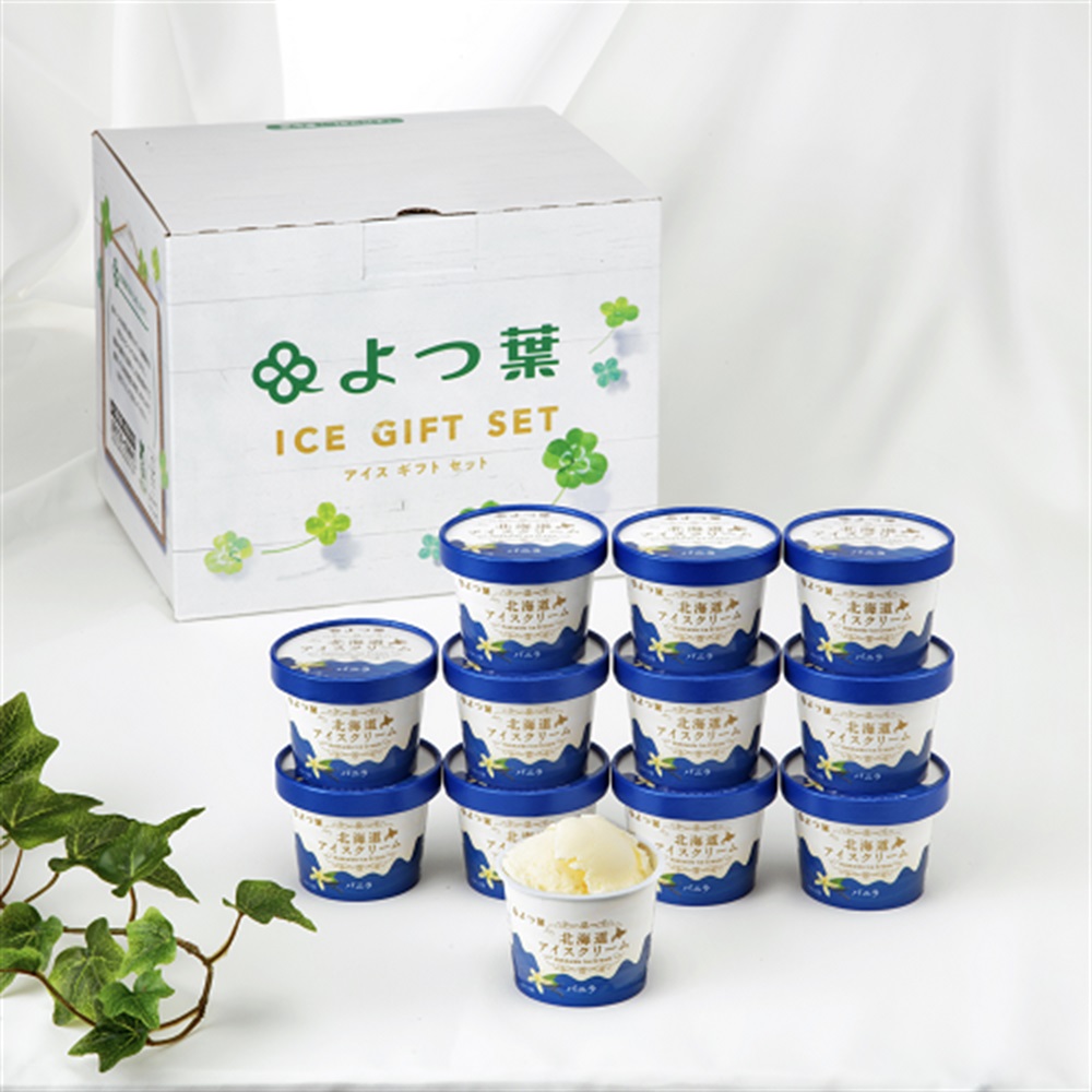 よつ葉　北海道アイスクリーム　バニラ 12個セット VA12-23S【送料負担ナシ】【冷凍便】