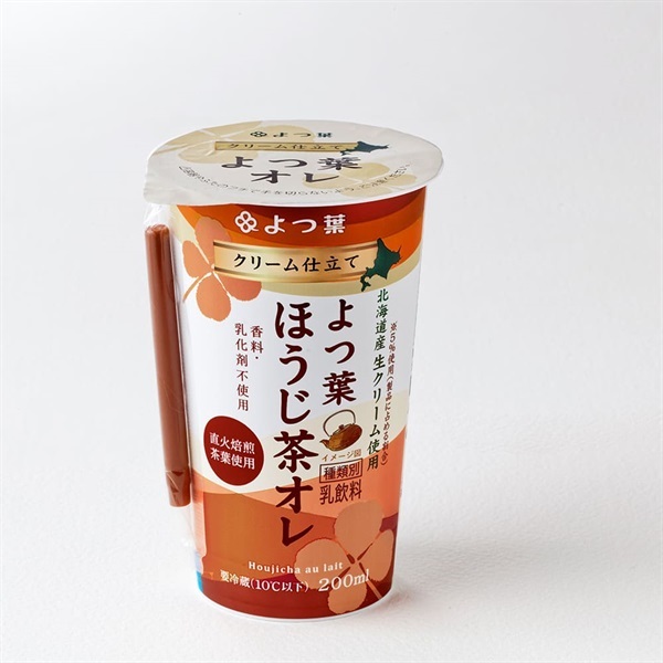 クリーム仕立てよつ葉ほうじ茶オレ（200ml）×12本（1ケース）｜【公式