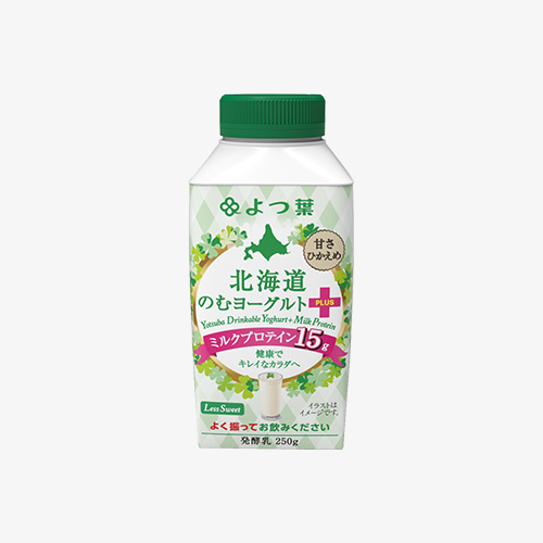 よつ葉北海道のむヨーグルト＋ミルクプロテイン　甘さひかえめ（250ｇ） 詳細画像