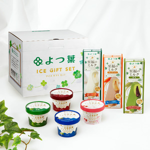 よつ葉　北海道アイスクリーム　カップ4種4個＆バー3種3本【冷凍便】