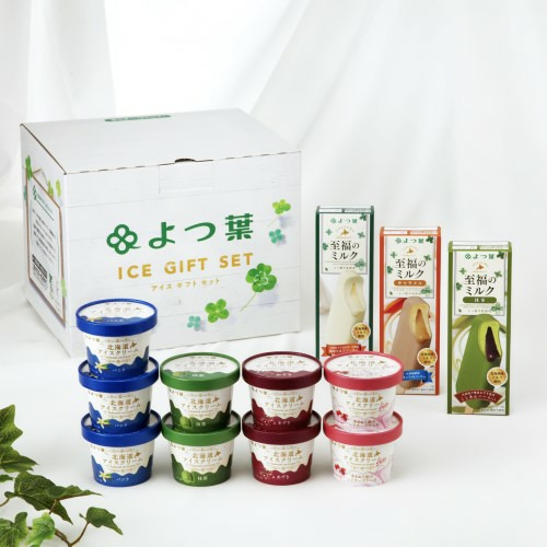 よつ葉　北海道アイスクリーム　カップ4種9個＆バー3種3本【冷凍便】 詳細画像